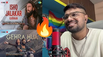 Ishq Jalakar - Karvaan & Gehra Hua Reaction| Dhurandhar | Ranveer Singh,Shashwat Sachdev,Aditya Dhar