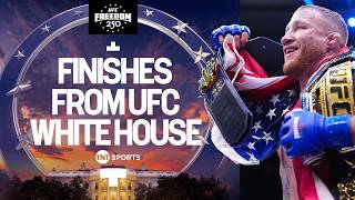 EVERY FINISH FROM UFC WHITE HOUSE 🇺🇸💥