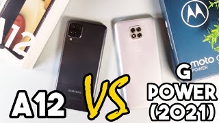 Moto G power (2021) Vs Samsung Galaxy A12 - Detailed Comparison Review