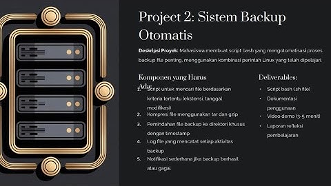 PROJECT 2 SISTEM BACKUP OTOMATIS