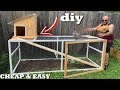 DIY CHICKEN COOP and RUN (Cheap & Easy)
