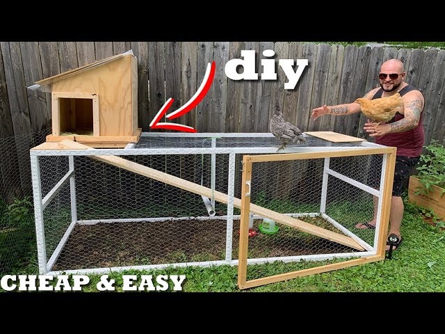 Easy To Build Chicken Coops Chicken Coop Plans With Run Enclosure,