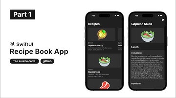 Recipe Book App UI Using SwiftUI - Part 1