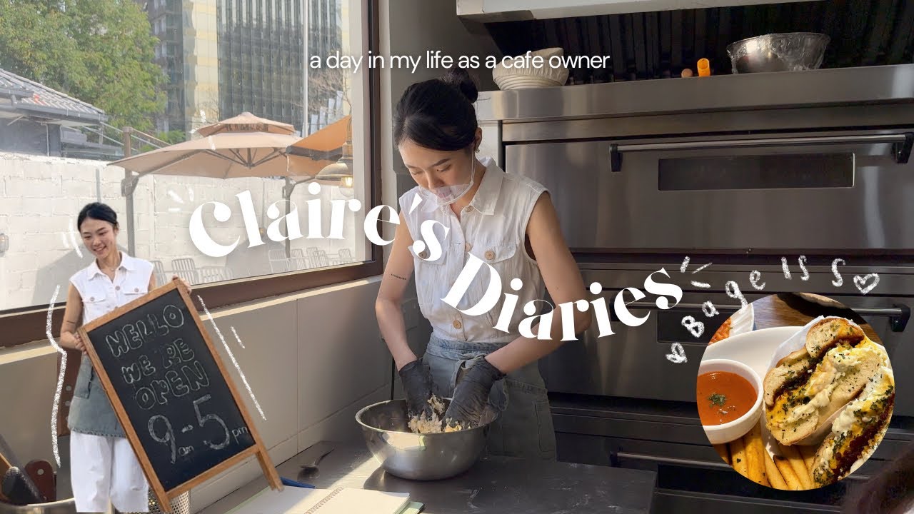 Claire’s Diaries 3: A day in my life as a cafe owner👩🏻‍🍳🥯☕️