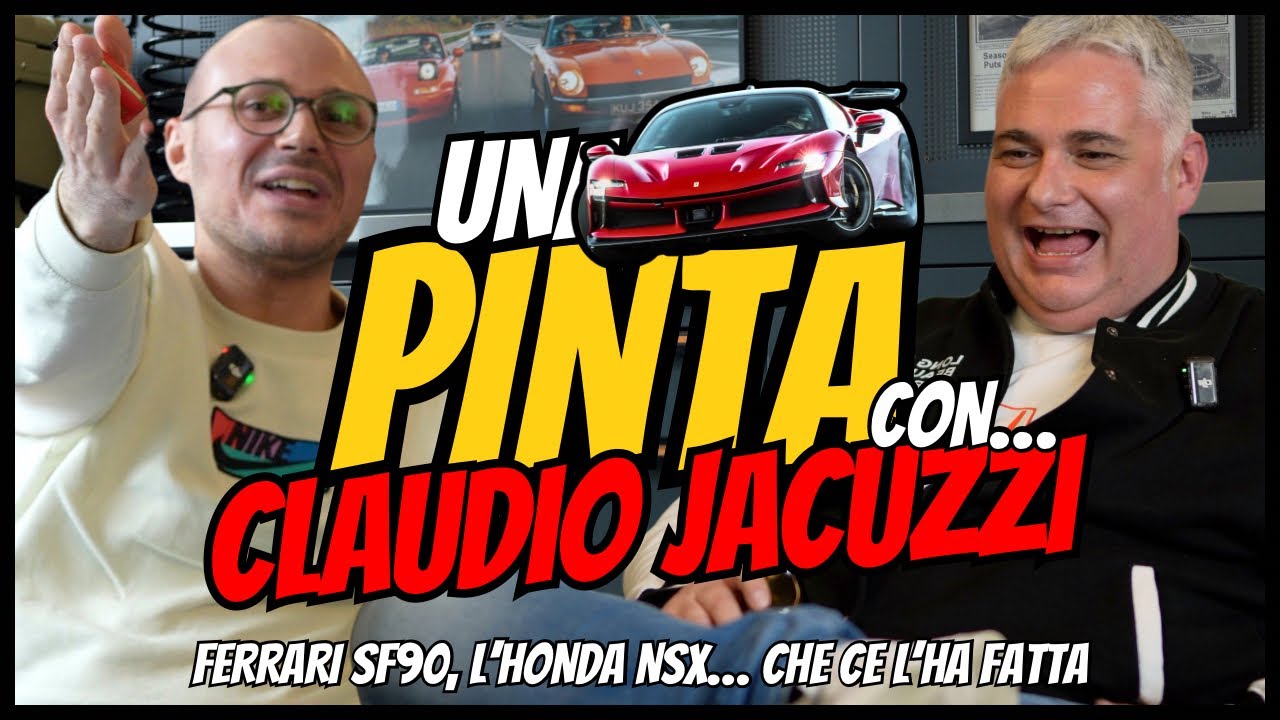SF90: Honda L’HA PENSATA… e Ferrari L’HA VENDUTA! | AOH! Una PINTA con CLAUDIO JACUZZI