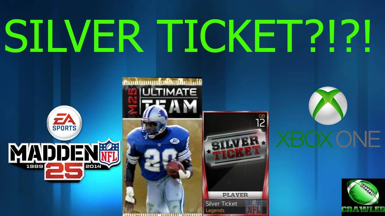 SILVER TICKET NOW IN PACKS!!! MUT 25 XBOX ONE