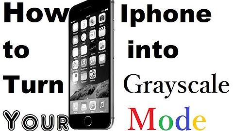 How to Turn iPhone into GrayScale Mode - iPhone Tips and Tricks
