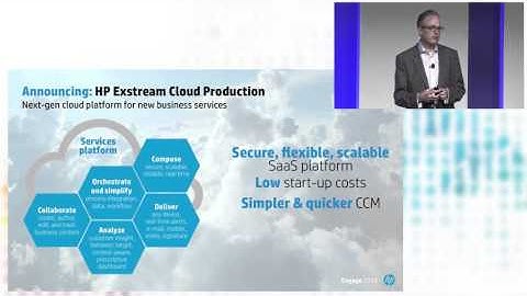 HP Exstream Keynote: Effective communications. Multiple channels. One solution.