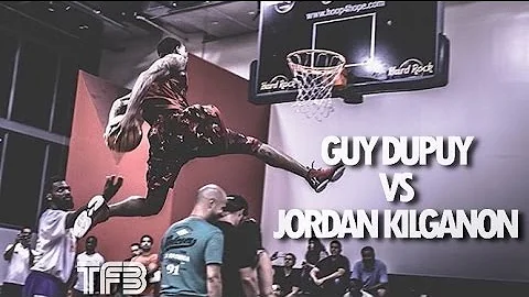 Guy Dupuy VS Jordan Kilganon in EPIC Dunk Contest ...