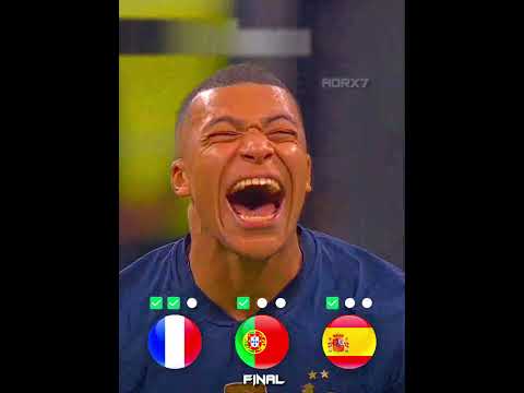 Video Portugal vs France vs Spain | INSANE Penalty Shootout!