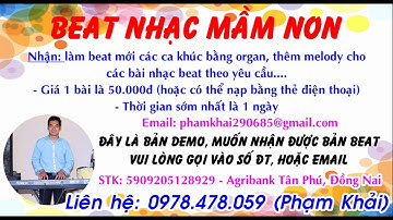 Con Chuồn Chuồn - Beat Mầm Non - Beat Organ BK5 - DEMO (con chuồn chuồn bay trong nắng sớm...)