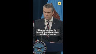 Pete Hegseth Says Iran is 'Toast and They Know It'