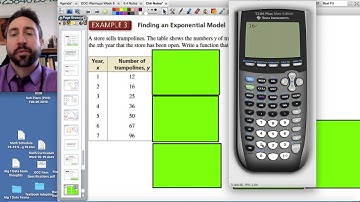 6.7 Video Notes:  Modeling with Exponential and Logarithmic Functions