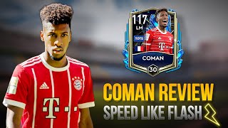 TOTS COMAN REVIEW BEST AND FASTEST LM IN FIFA MOBILE 