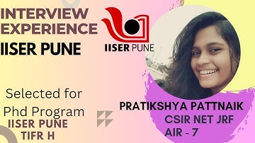 PhD Interview Experience |IISER PUNE| |PhD Application Procedure|