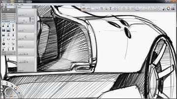 SketchBook Pro - Supercar Concept Sketch