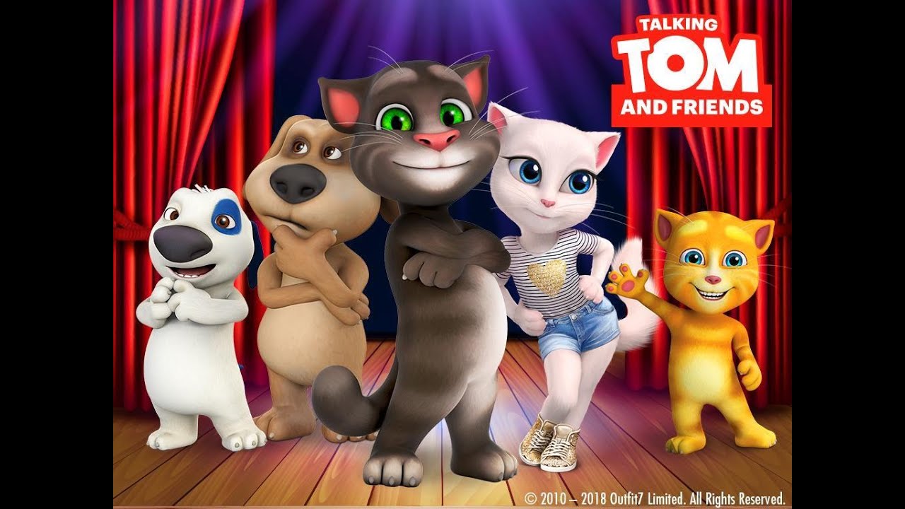 Говорящий том и его друзья. Talking Tom and friends. Говорящий том френдс. Том и его друзья мини. Говорящий том и друзья блоггер.