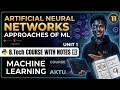 Artificial neural network  || ML approaches || Unit 1 || Btech Aktu || ann