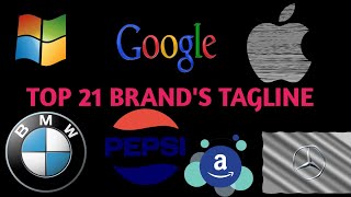 |TOP 21 Famous Brands Slogan and Taglines| BEST Brand Name, Logo, Tagline Slogans|