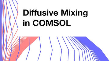 Diffusive Microchannel Mixing in COMSOL