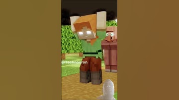 Sigma Alex Help Villager 🗿 | Masha Ultrafunk #sigma #alex #animation #minecraft #shorts #herobrine