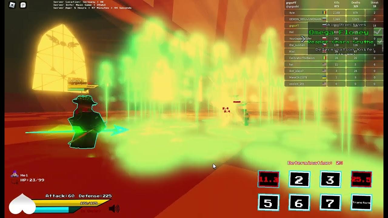Undyne vs Chara || UTPR || Roblox - YouTube