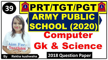 (APS) 2020 Army Public School Series- 39 (Part-A & B) | Best  Computer GK & Science Questions | PYQs