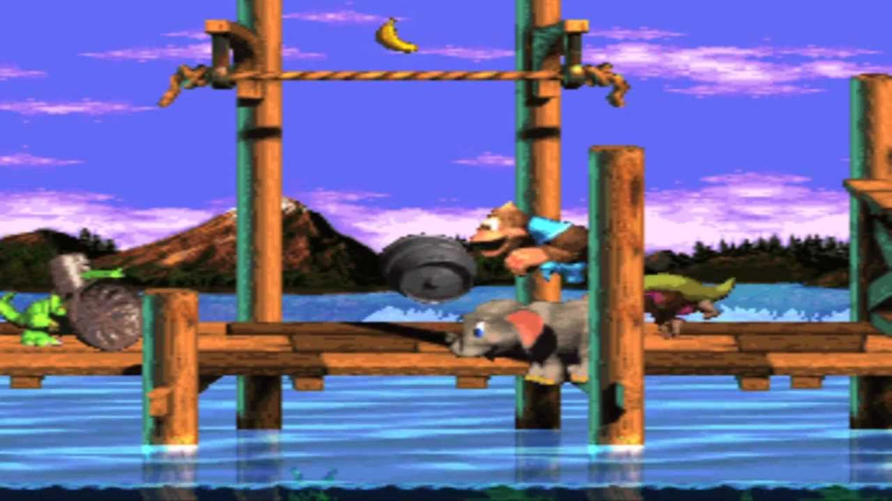 Donkey Kong Country 3 Elly glitch!