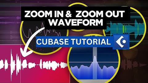 How to Zoom in & Zoom out Waveform in Cubase (Cubase Tutorial)