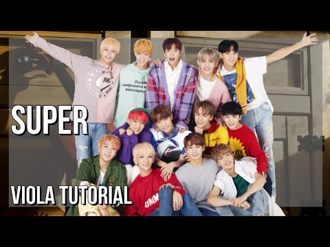 SUPER EASY: How to play Super  by Seventeen on Viola (Tutorial)