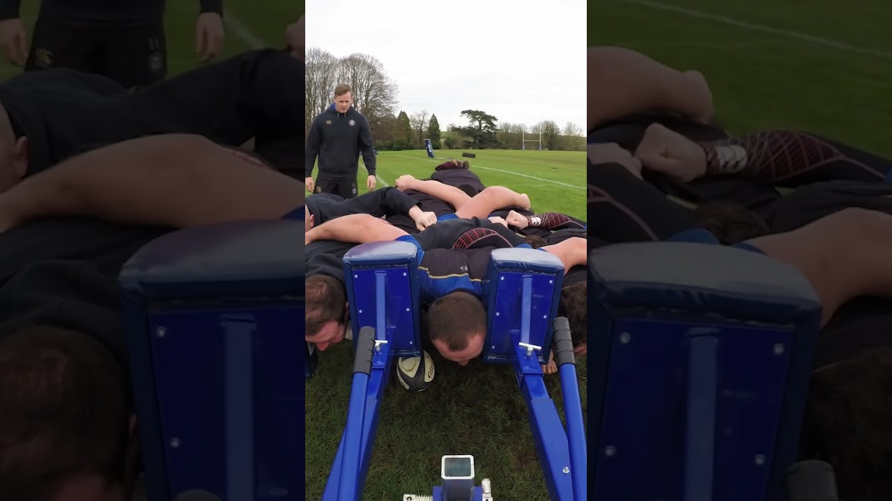F1 Car vs Rugby Players