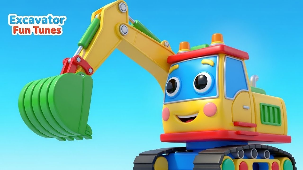 🚧 Kids Songs About Diggers and Bulldozers | City Construction Cartoon