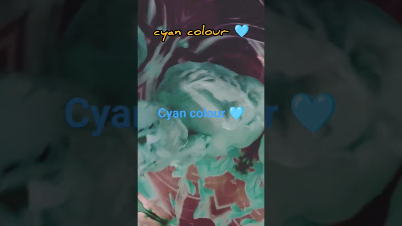 how to make cyan colour