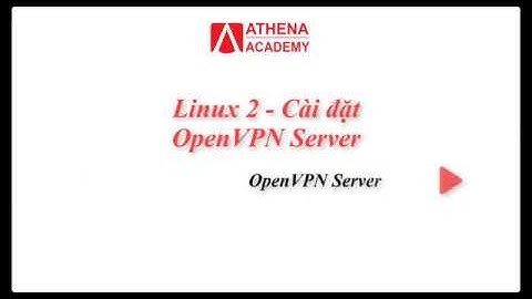 Hướng dẫn cài đặt openvpn server trên win