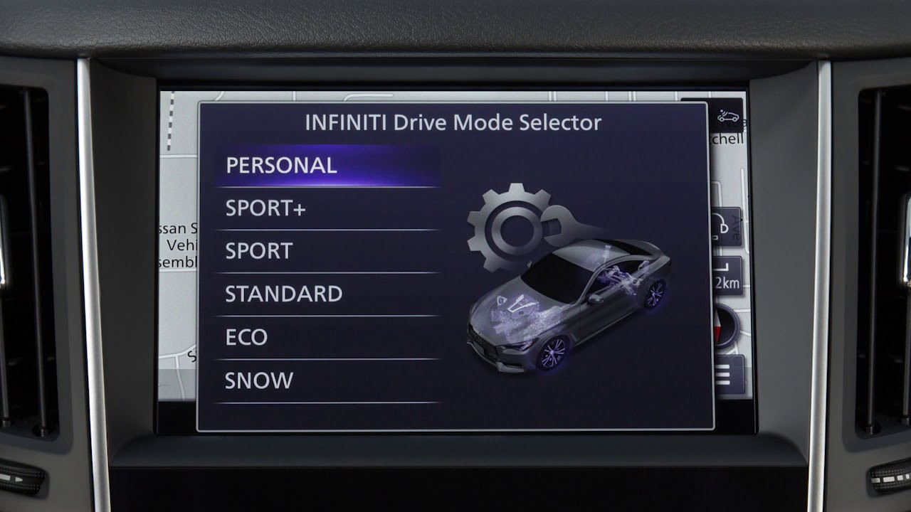 Infiniti drive modeselektor