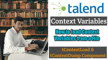31.How to Load Context Variables from a file & Store them in a file l tContextLoad l tContextDump