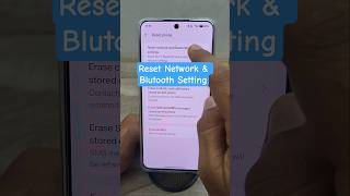 how to reset network and blutooth settings in realme #techshorts #android #realme