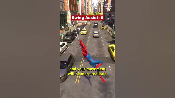 Spider-Man 2's Swing Steering Assistance: Do you want to swing fast or realistically? #spiderman2ps5