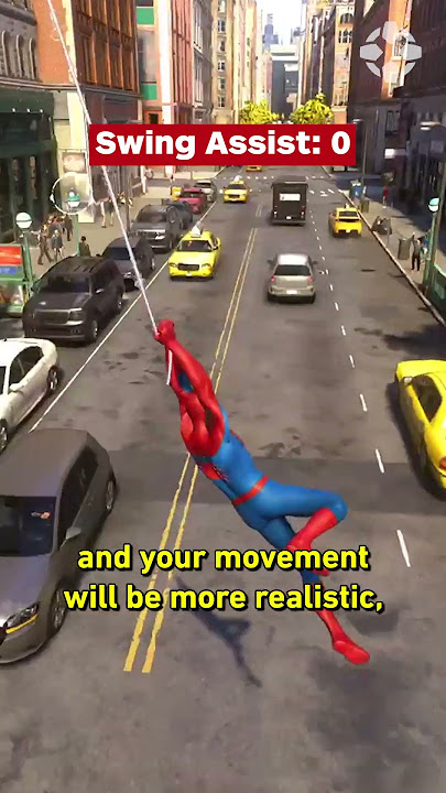 Spider-Man 2's Swing Steering Assistance: Do you want to swing fast or realistically? #spiderman2ps5