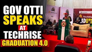 His Excellency Dr. Alex Otti, OFR, Speaking At The Techrise Cohort 3 Graduation