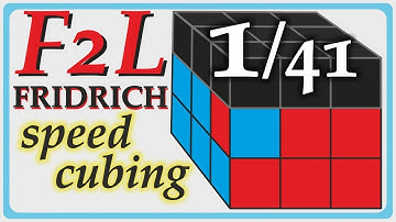 F2L 1/41 Variation 2 Fridrich Method | SpeedCubing Rubik