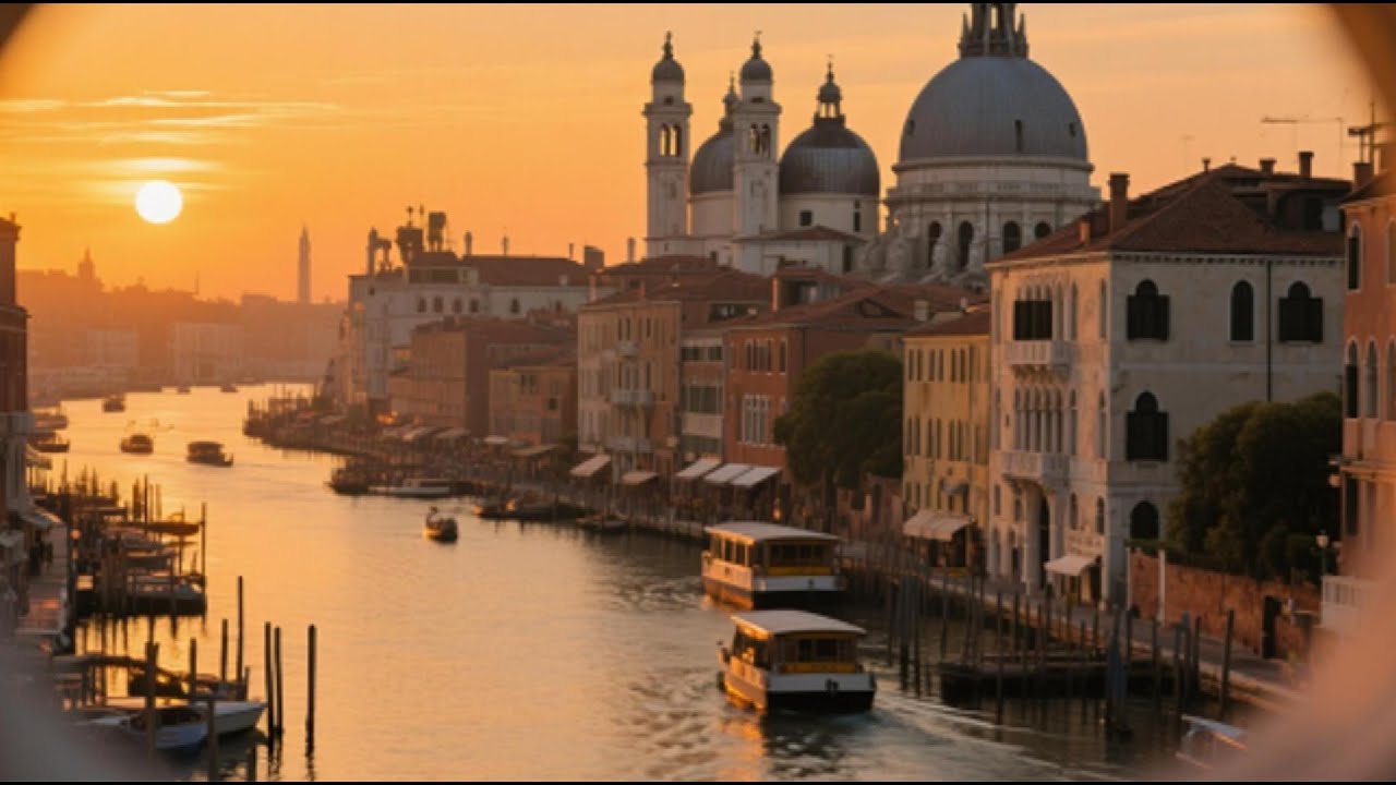 Flood Barriers in Venice, Italy