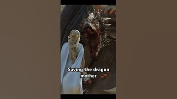 Dragon saving the mother (game of thrones ) #dragons #gameofthrones #epic #dragonball #series #hbo