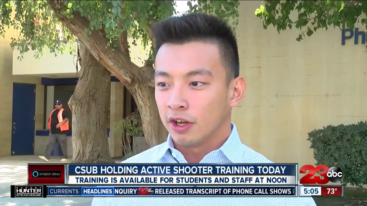 CSUB holds active shooter training for staff and students