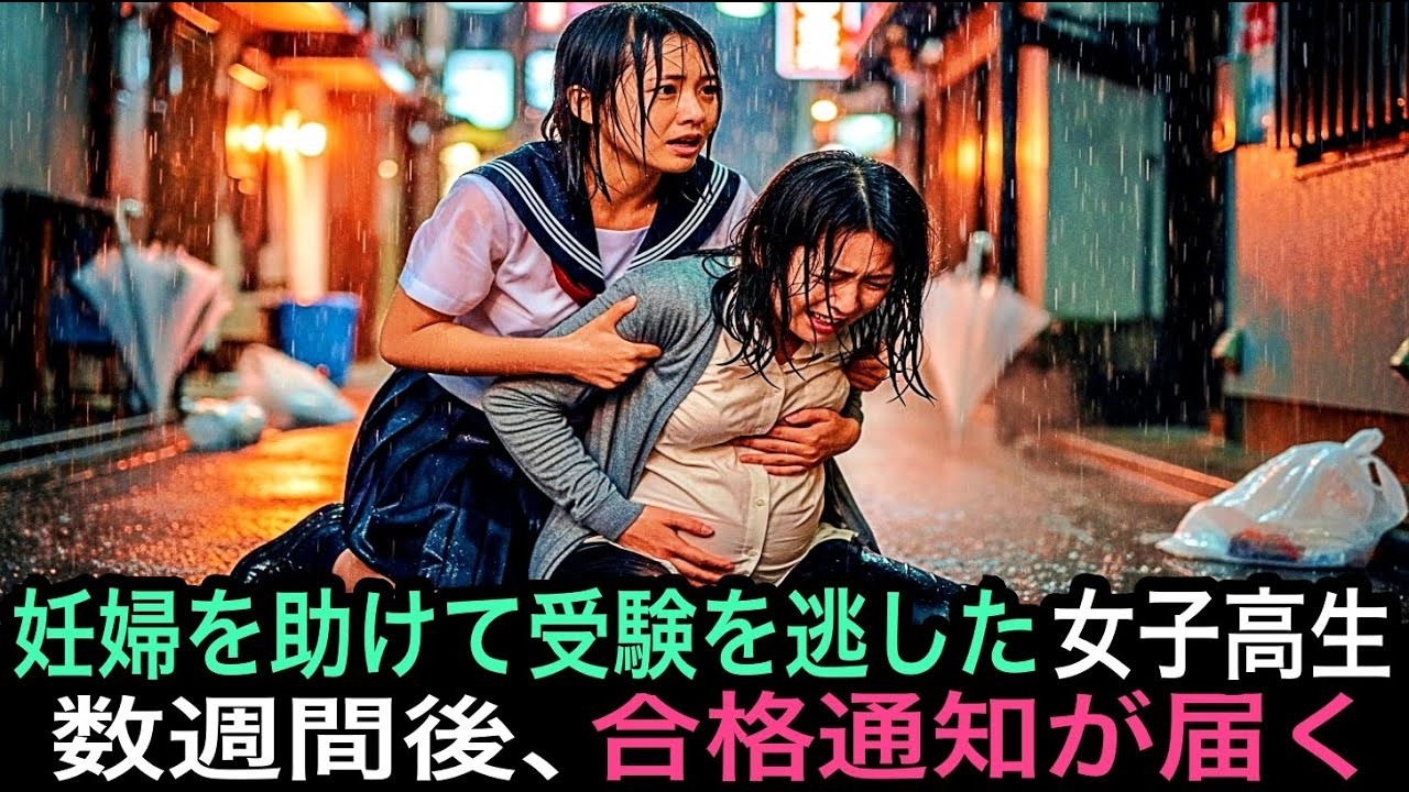 「受験に遅れれば失格。それでも、助けたい。」妊婦を救って受験を逃した女子高生…「人助けで夢、諦めるとかバカ？」笑われた少女の“たった一つの正しさ”