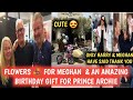 MAD DOGS&amp;ENGLISHMEN BIKE SHARE SWEET STORY OF PRINCE ARCHIE BIRTHDAY GIFT&amp;FLOWERS FOR DUCHESS MEGHAN