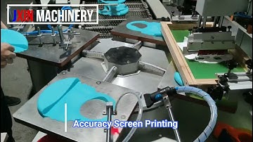 Semi Automatic Rotary Flat Screen Printing Machien for Bib,Paper or Plastic Shopping Bag
