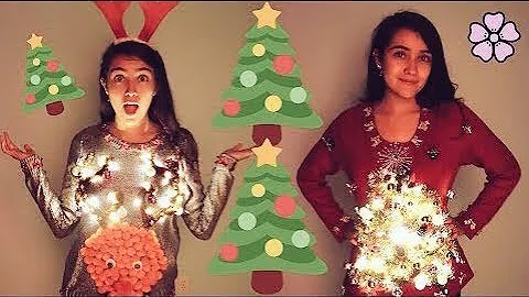 DIY Ugly Christmas Sweaters ♥︎