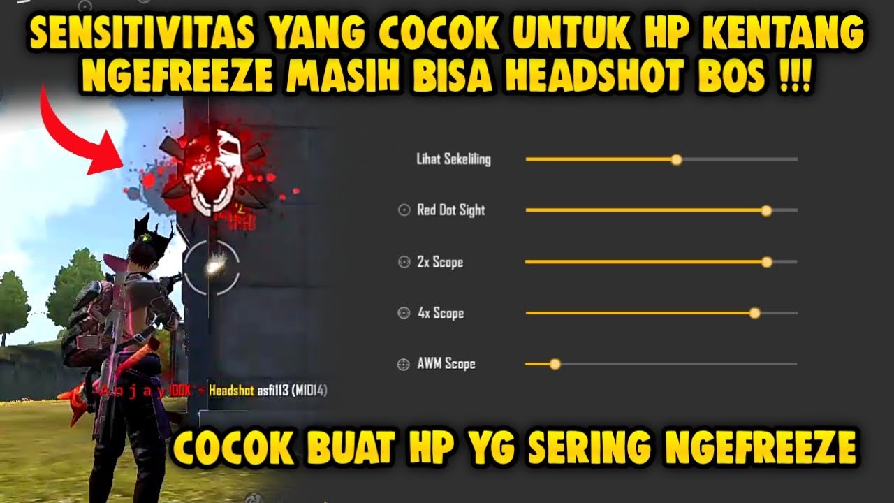 Sensitivitas Koysnty Terbaru Dari Dpi Sampai Custom Hud Cocok Untuk Hp Kentang Garena Free Fire