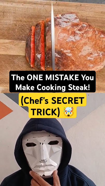 The ONE MISTAKE You Make Cooking Steak! (Chef's SECRET TRICK) 🤯 #shorts #didyouknow #cookingfacts
